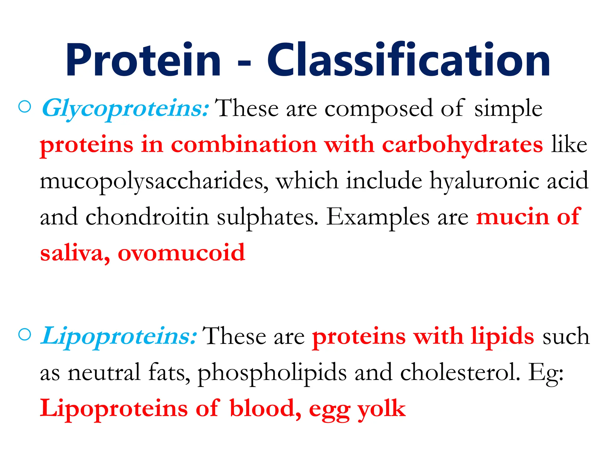 Classification of proteins based on function and solubility | PPTX