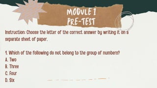 Phamilly Numbers Test MODULE 1 -FAMILIES OF NUMBERS.pptx