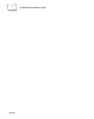 LS 9208 Product Reference Guide




13-210
 
