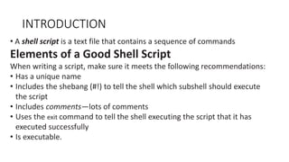 source shell script vs executing shell script the... Linux System Administration | PPTX
