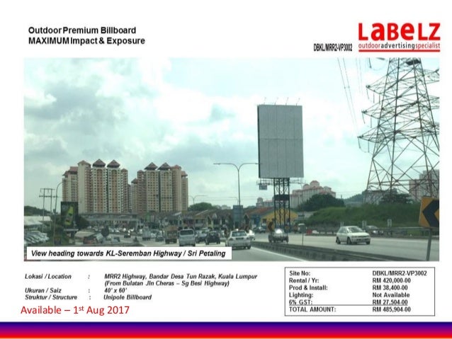 Lsb 1 - Billboard Locations & Pricing