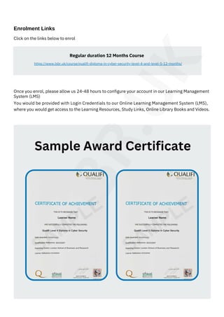level 4 cyber security course