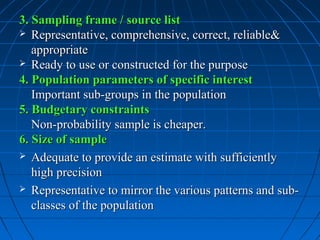 Sampling methods in medical research | PPT