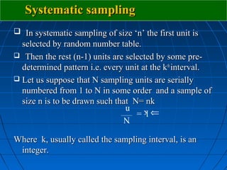 Sampling methods in medical research | PPT