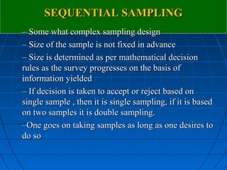 Sampling methods in medical research | PPT