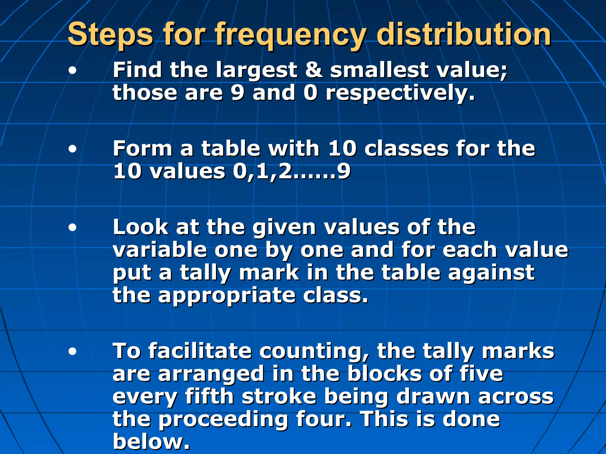 Classification & tabulation of data | PPT