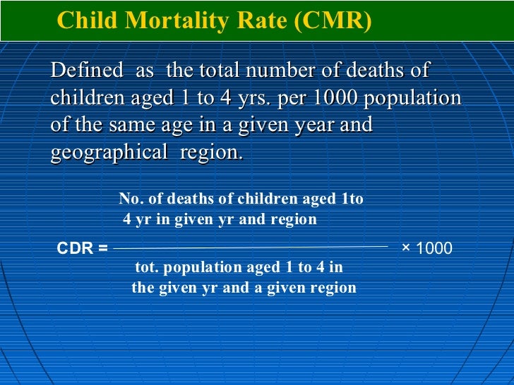 Measures Of Mortality