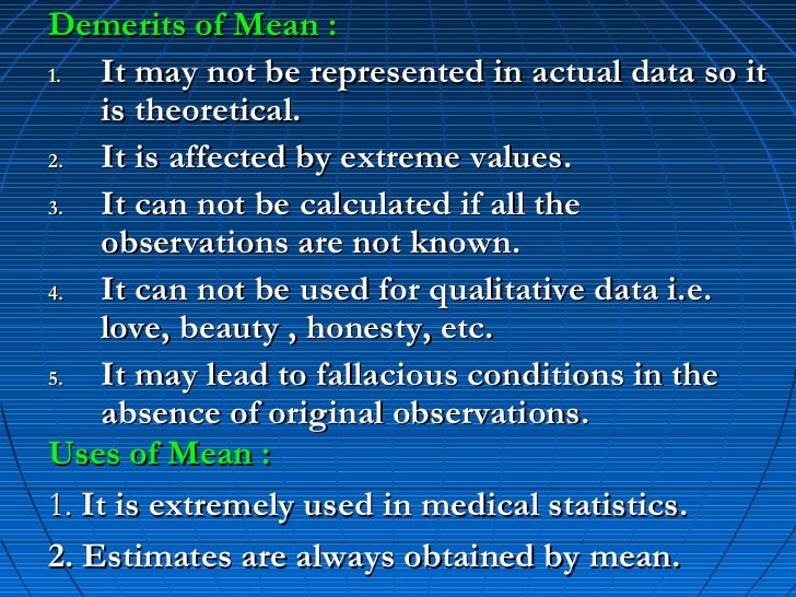 Measures Of Central Tendency
