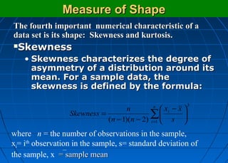 Measures of dispersion | PPT