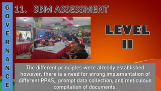 The different principles were already established
however, there is a need for strong implementation of
different PPAS,, prompt data collection, and meticulous
compilation of documents.
 