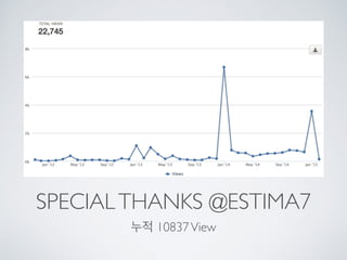 SPECIALTHANKS @ESTIMA7
누적 10837View
 