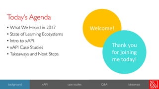 Modern Learning Ecosystem Design with xAPI | PDF