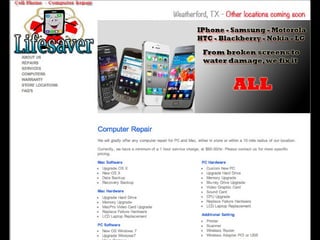 Life Saver Cell Phone Repair Design and Gallery