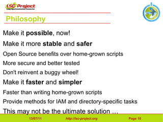 Contain user accounts (identities) Simple, right? … well, yes, but … « HR already has software that only stores identity information in a database » 