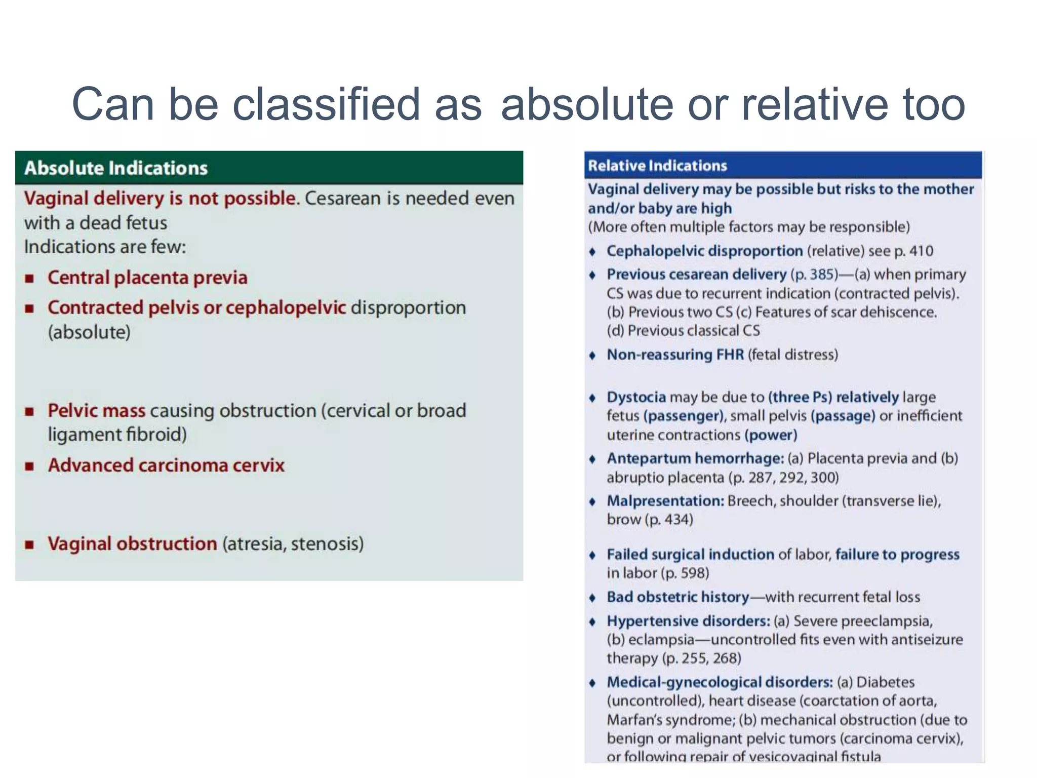 Can be classified as absolute or relative too
 