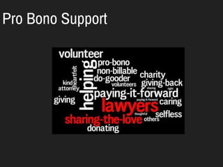 Pro Bono Support
 