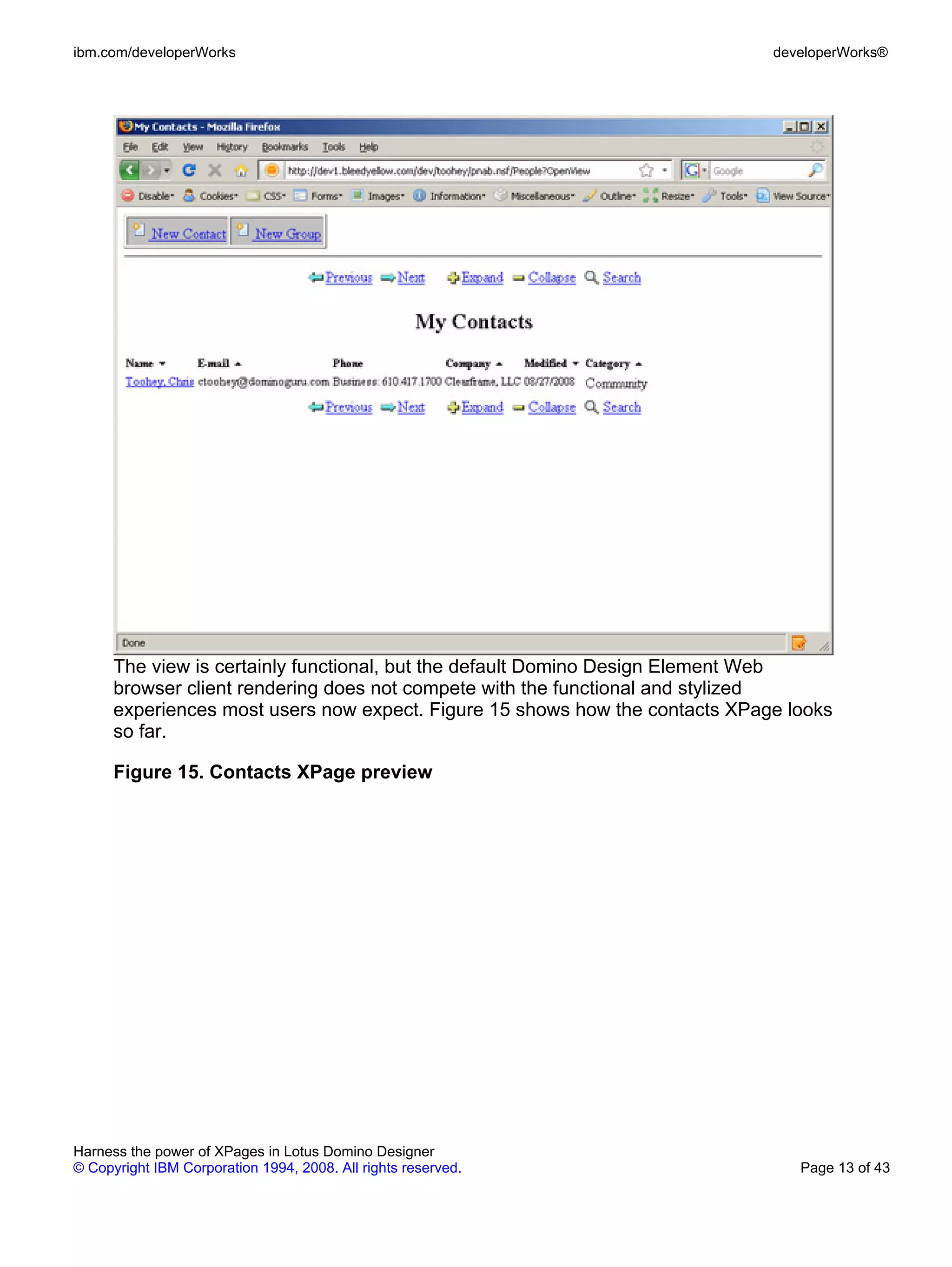 Harness the power of XPages in Lotus Domino