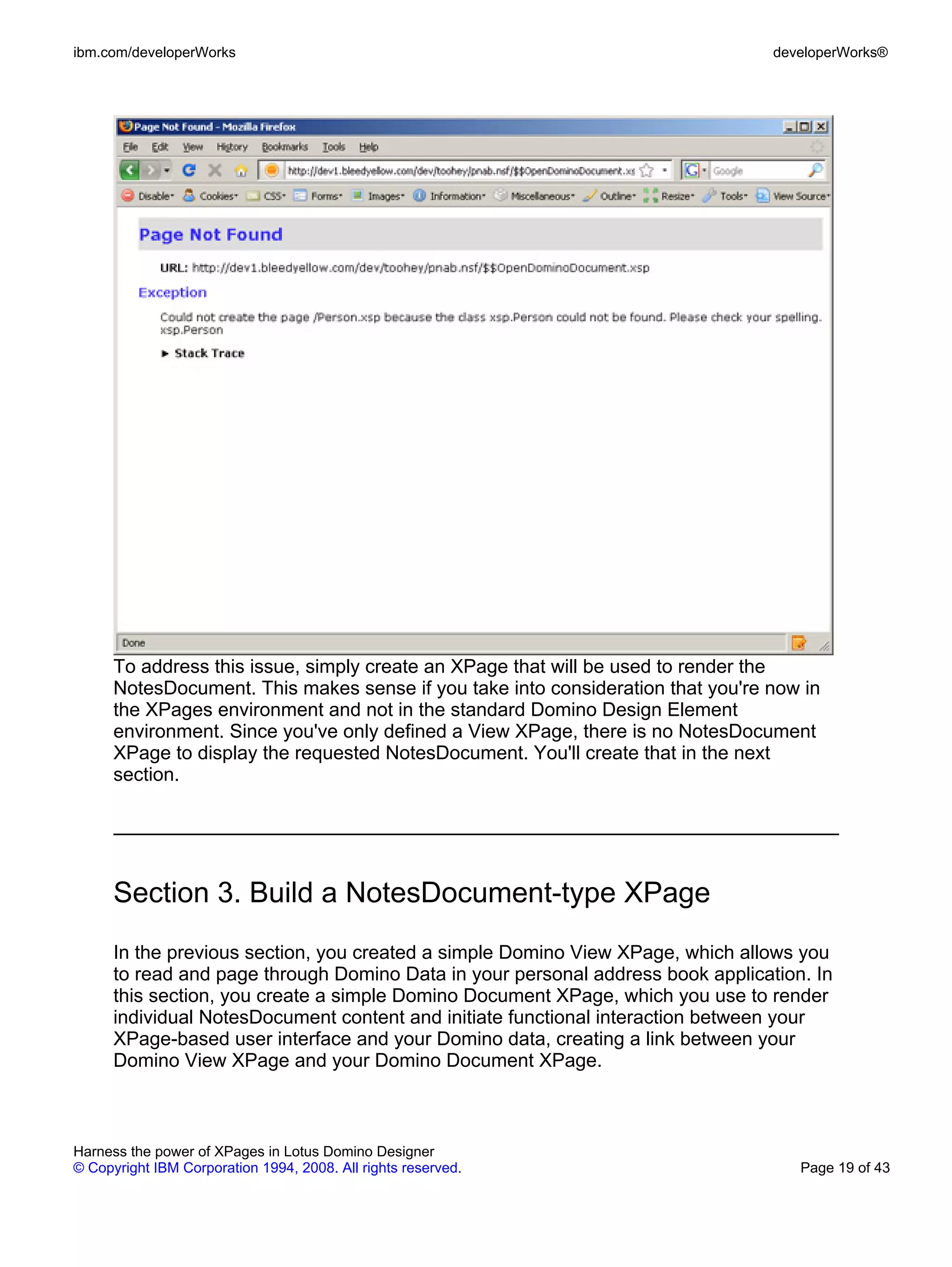 Harness the power of XPages in Lotus Domino