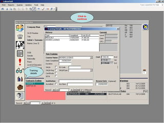 Training details Click to continue 