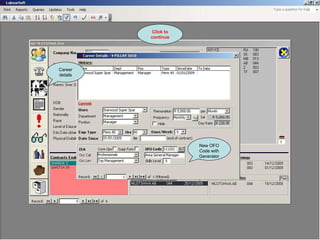 Career details Click to continue New OFO Code with Generator 