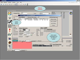 Leave details Click to continue Auto Leave Calculations as per Dept of Labour 