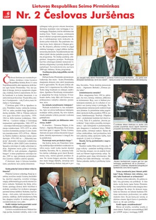 LSDP pirmasis kandidatų dešimtukas