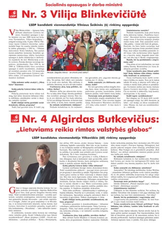 LSDP pirmasis kandidatų dešimtukas