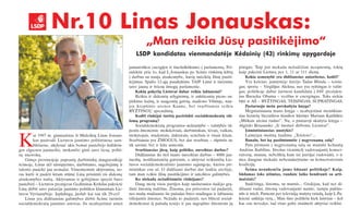 LSDP pirmasis kandidatų dešimtukas