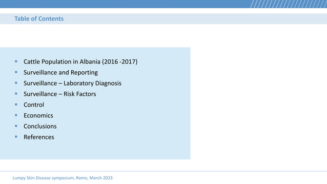 LSD symposium - L. Pite - Combating lumpy skin disease in Albania | PPT
