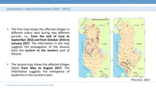LSD symposium - L. Pite - Combating lumpy skin disease in Albania | PPT