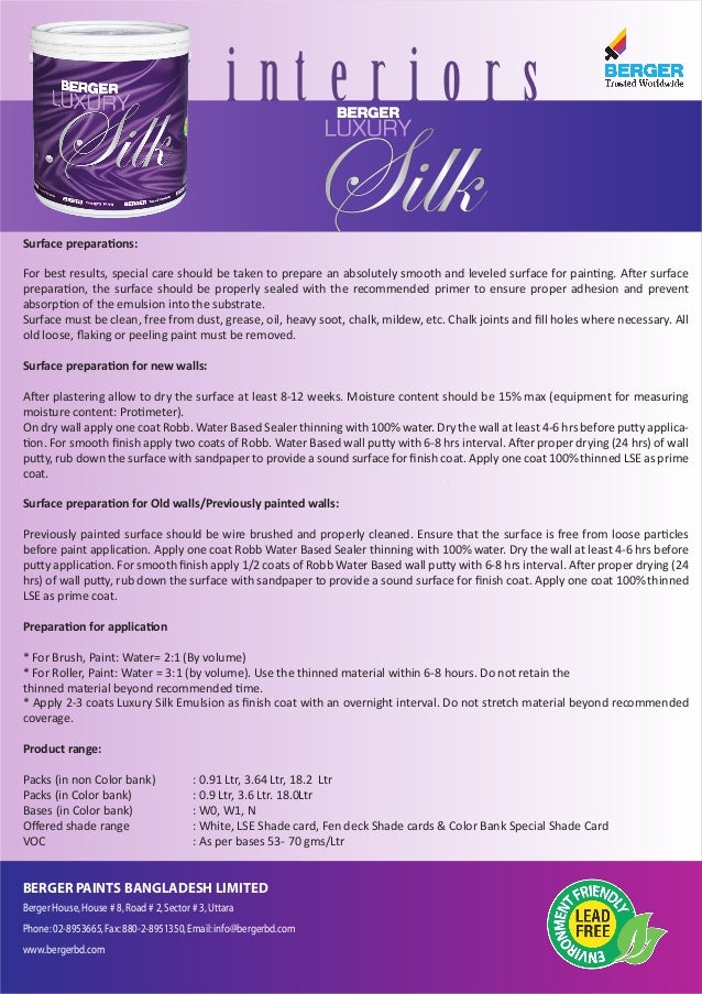 Luxury Silk Emulsion
