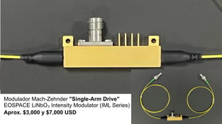 Láser y Mach Zehnder.pptx de la materia fibra óptica | PPTX