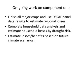 Integrated agricultural system, migration, and social protection strategies to reduce vulnerability to climate change in East Africa