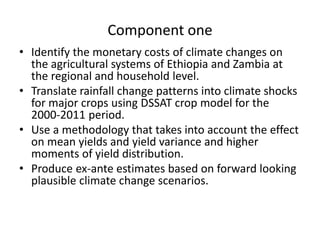 Integrated agricultural system, migration, and social protection strategies to reduce vulnerability to climate change in East Africa