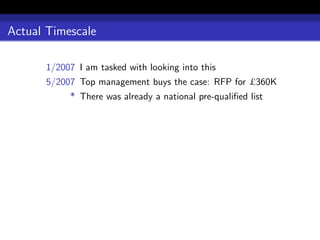 So you want to buy a supercomputer?