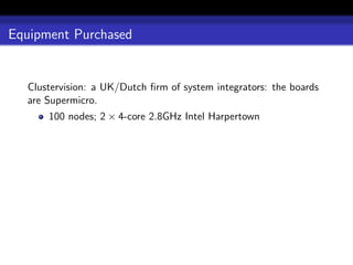 So you want to buy a supercomputer?