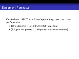 So you want to buy a supercomputer?