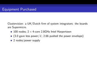 So you want to buy a supercomputer?