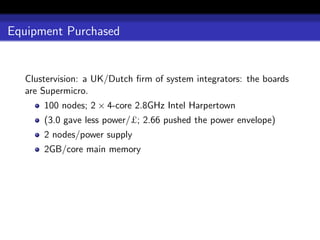 So you want to buy a supercomputer?