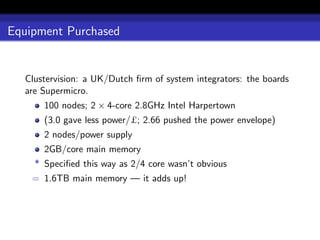 So you want to buy a supercomputer?