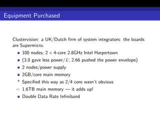 So you want to buy a supercomputer?