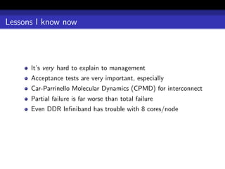 So you want to buy a supercomputer?