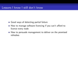 So you want to buy a supercomputer?