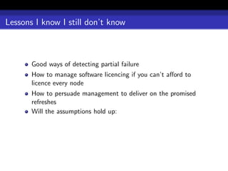 So you want to buy a supercomputer?