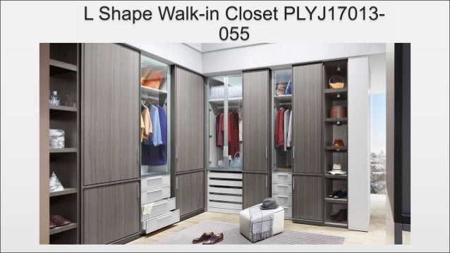 L Shape Walk In Closet Plyj17013 055