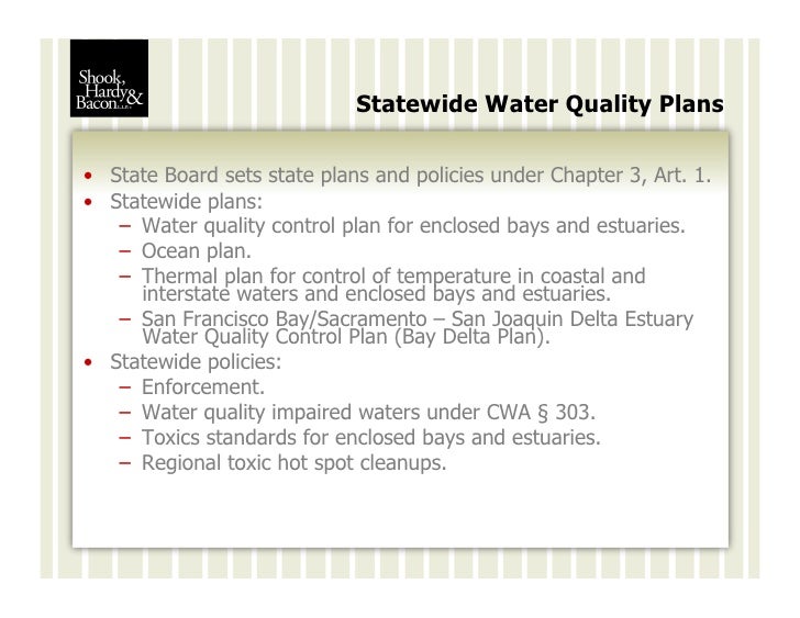 Overview of California Water Law and Regulation