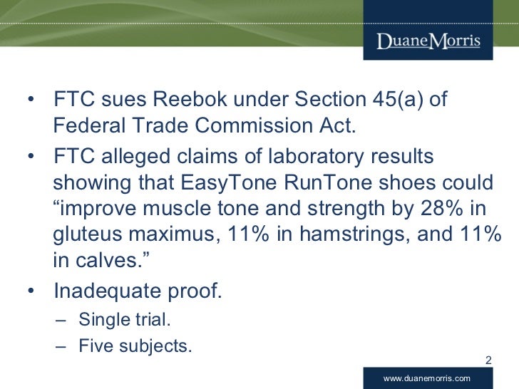 Lsi ftc enforcement of healthrelated claims in advertising