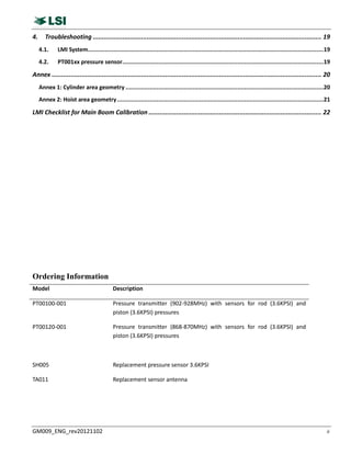 LSI LMI Calibration Guide.pdf SAFETY DEVICE | PDF