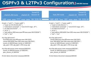 OSPFv3 & L2TPv3 Configuration
 
