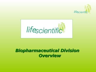 Biopharmaceutical Division Overview 